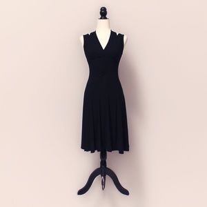 AMERICAN CITY WEAR | Black Multi-Strap 40's-Esque Dress